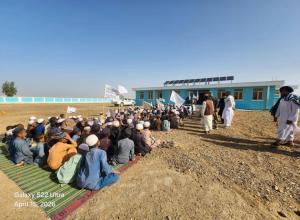 تصویر از مکتب اعمار شده در هلمند