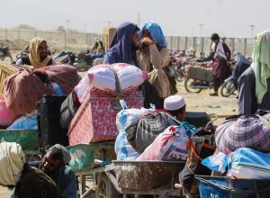 عکسی از مهاجران افغان 