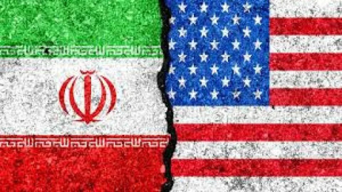 د ایران او امریکا بیراغونو تصویر