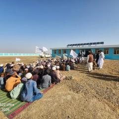 په هلمنمد کې د جوړ شوي ښوونځي تصویر