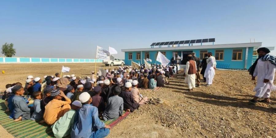 the coestructed school in hilmand